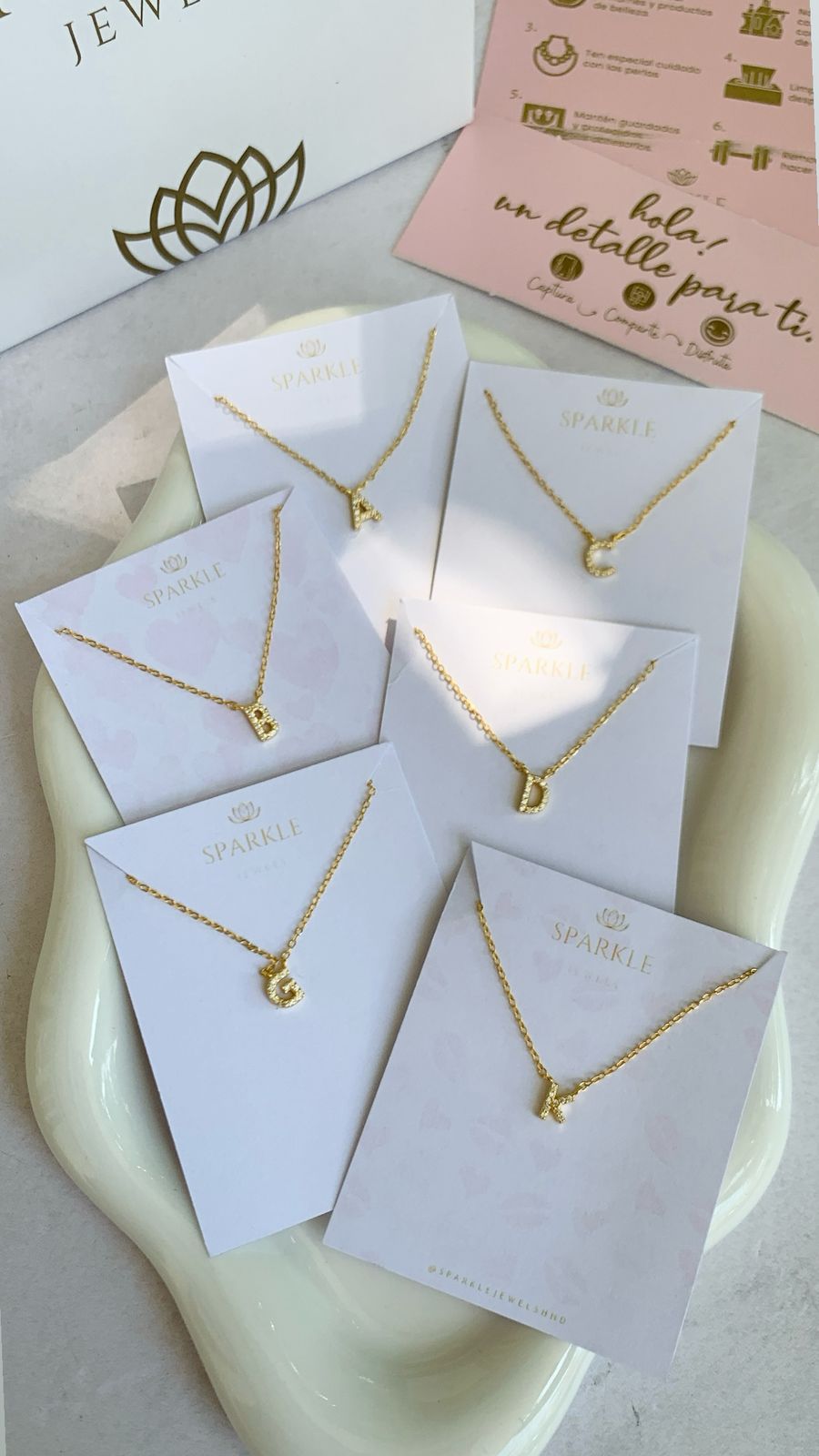Initial Pave- 925 Sterling