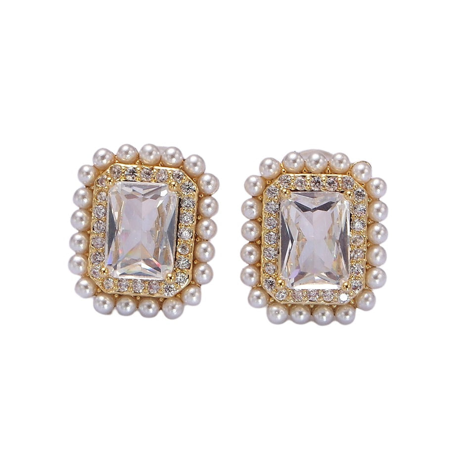 Ariana Rectangle Earring