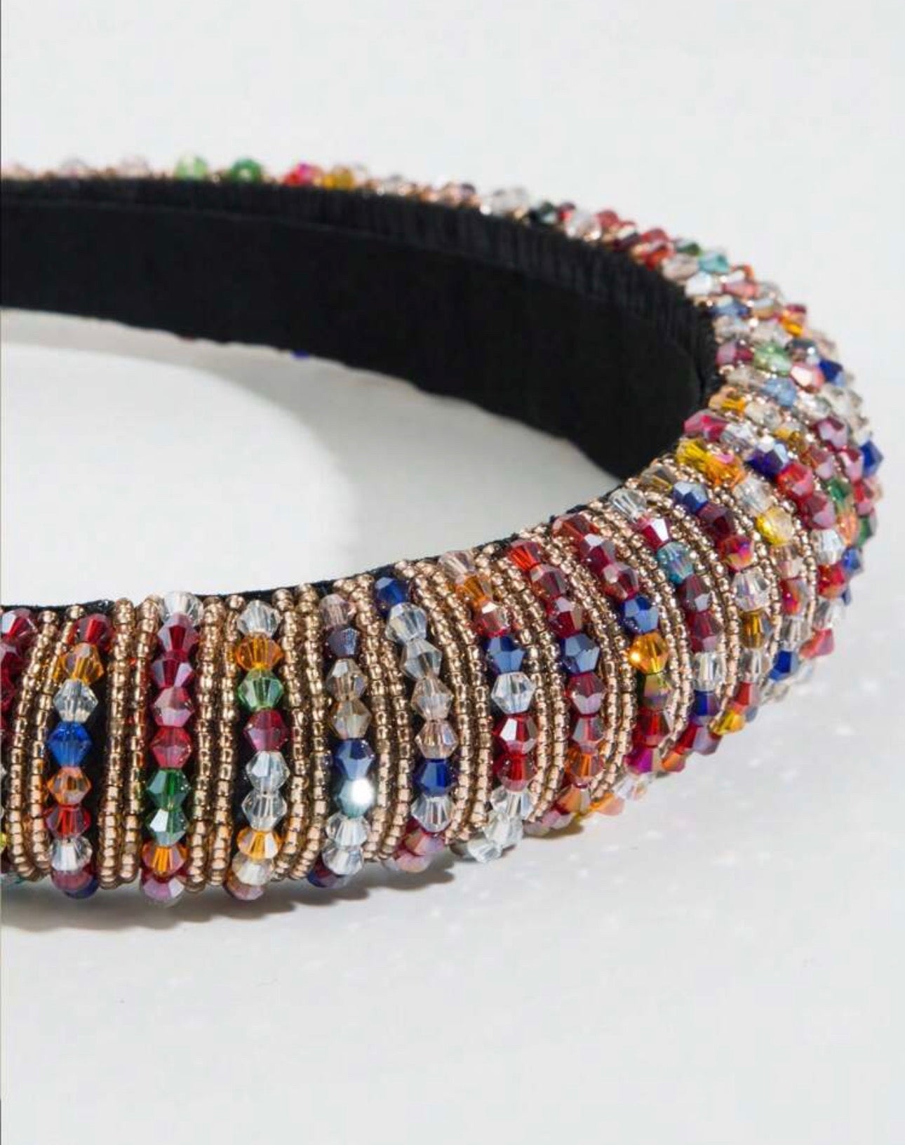 Multicolor Crystal Headband