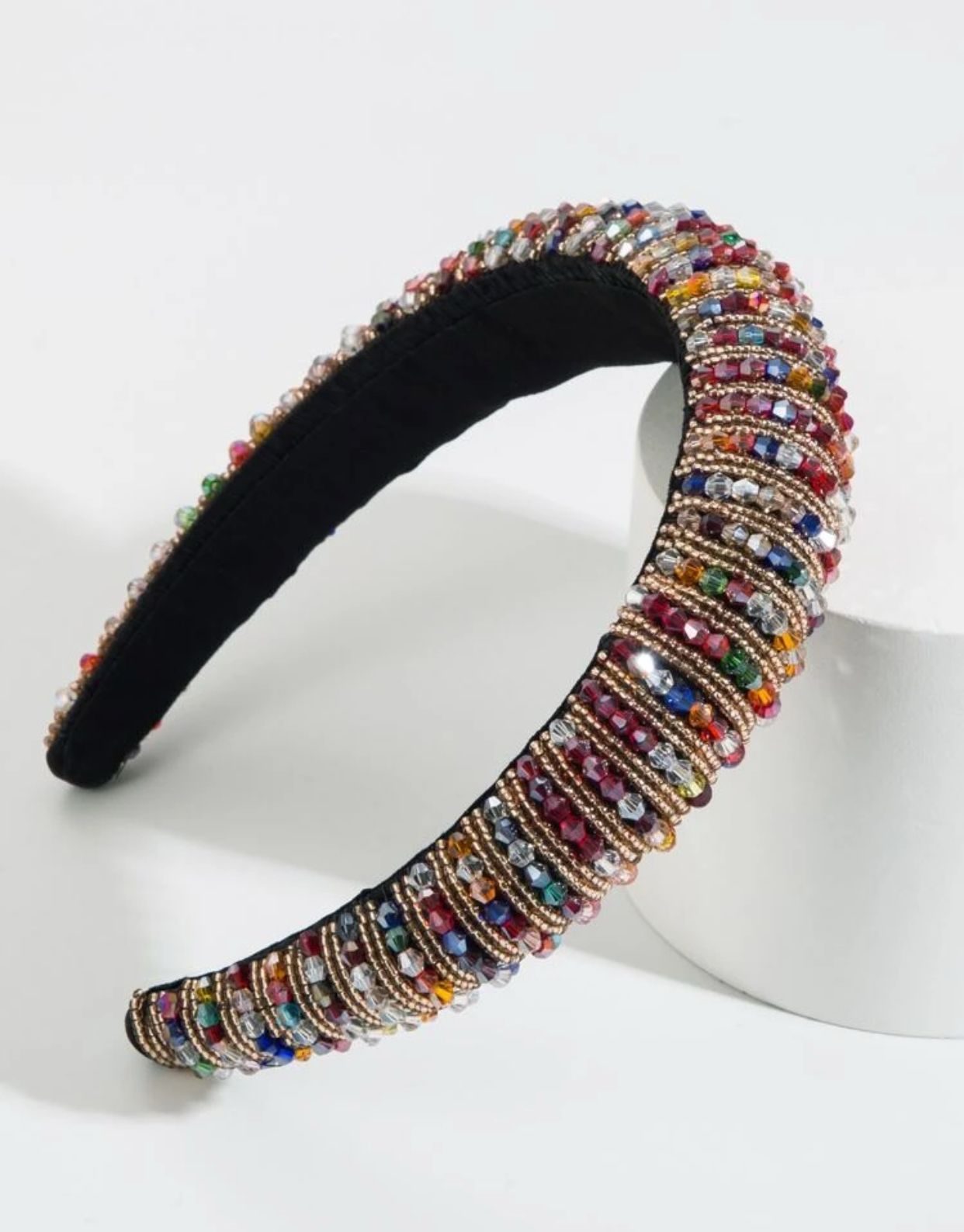 Multicolor Crystal Headband