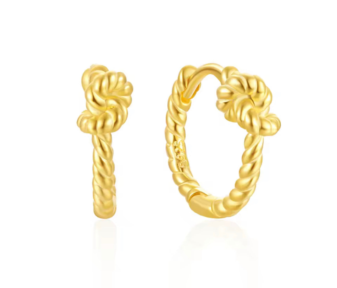 Knotted Mini Hoop