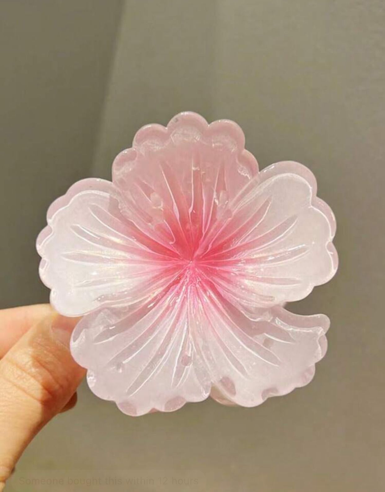 Floral Hair Claw Clips