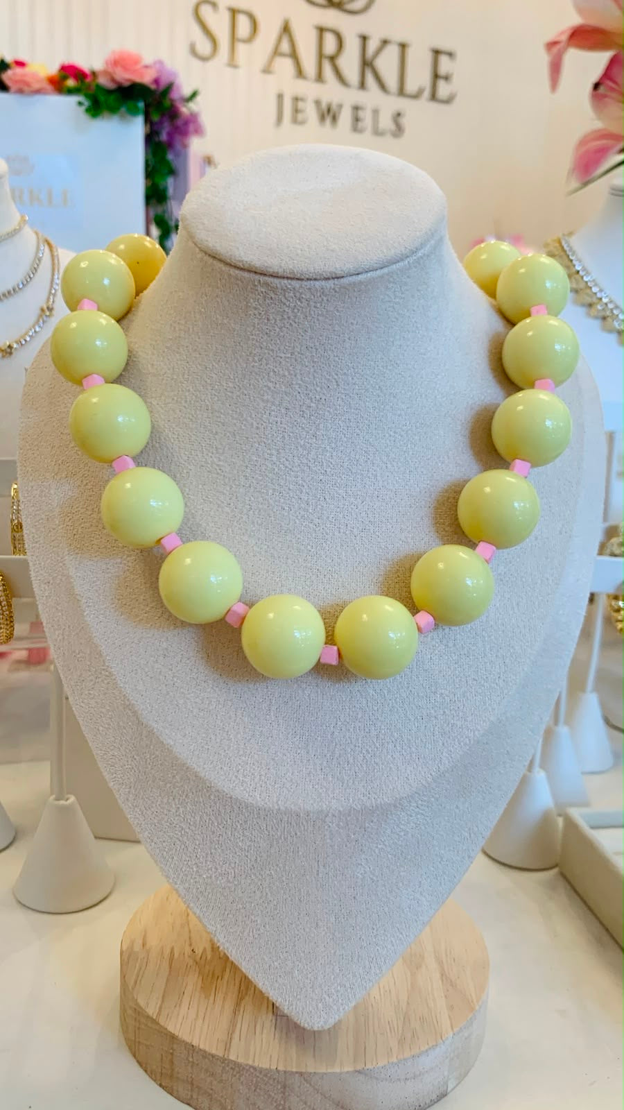 Yellow Candy Necklace