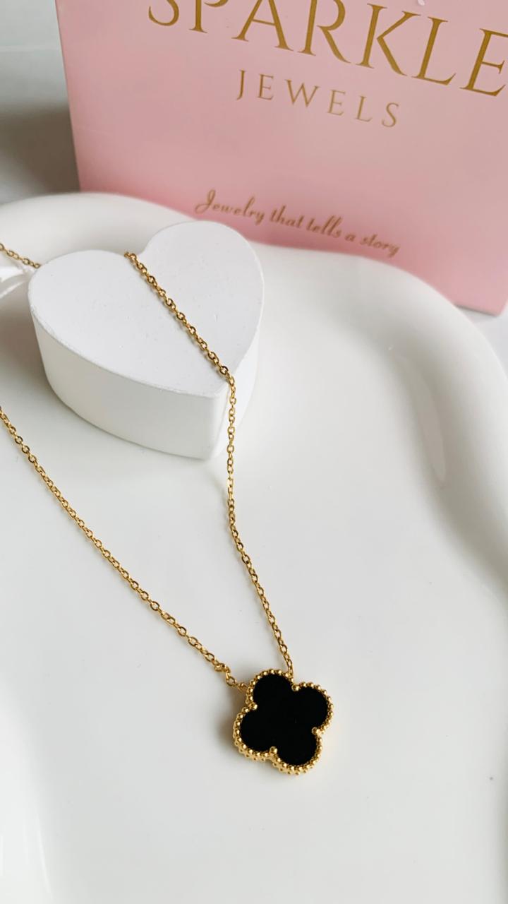 Black Clover Necklace