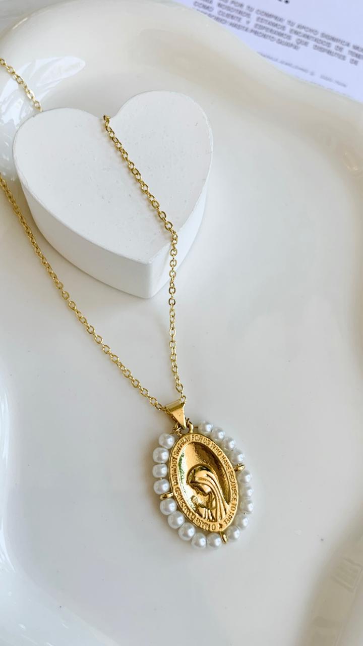 Virgin Mary Necklace