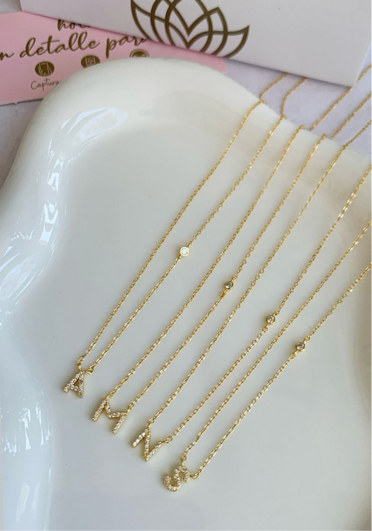 Initial Pave- 925 Sterling