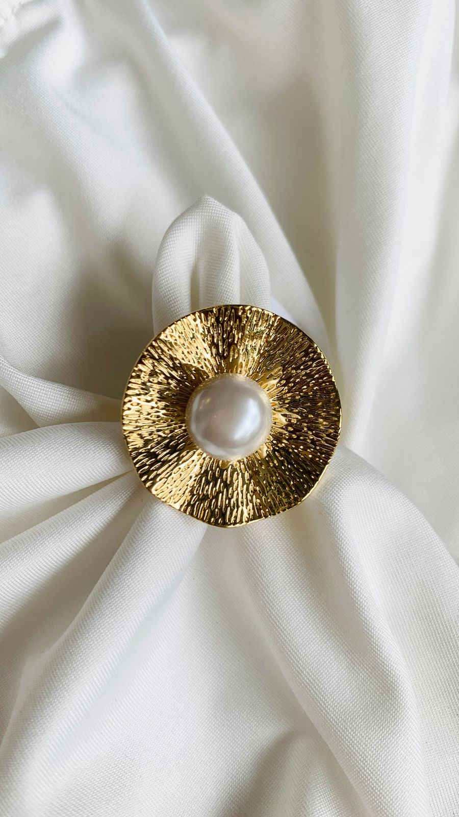 Pearled Maxi Ring