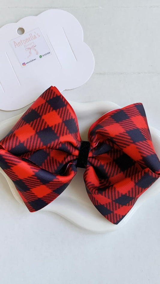 Buffalo Plaid Bow