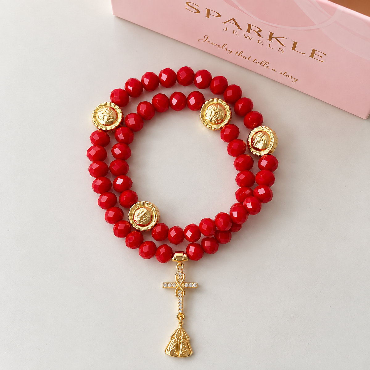 Pulsera Rosario- Doble