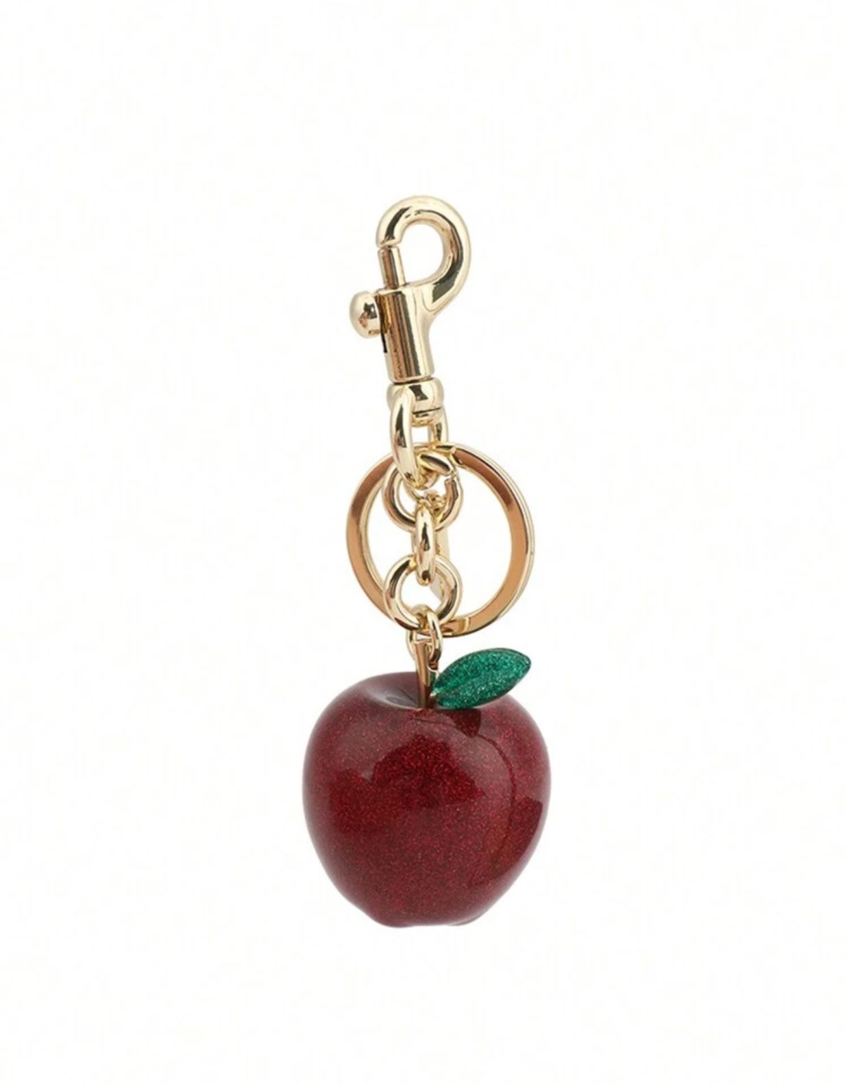 Apple Keychain Pendant & Bag Charm