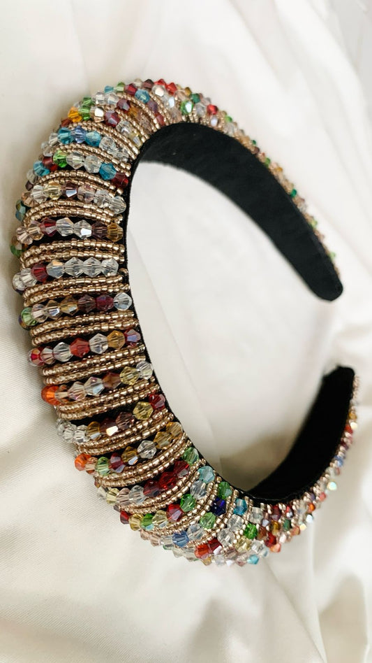 Multicolor Crystal Headband