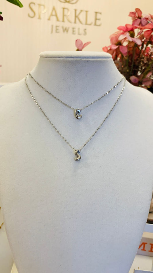 Initial- Silver