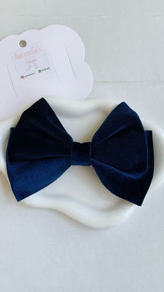 Blue Velvet Bow