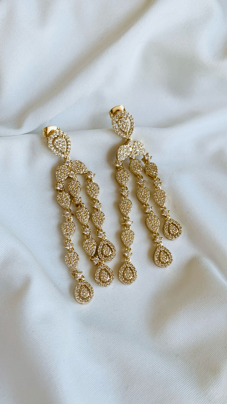 Golden Dangler Earring