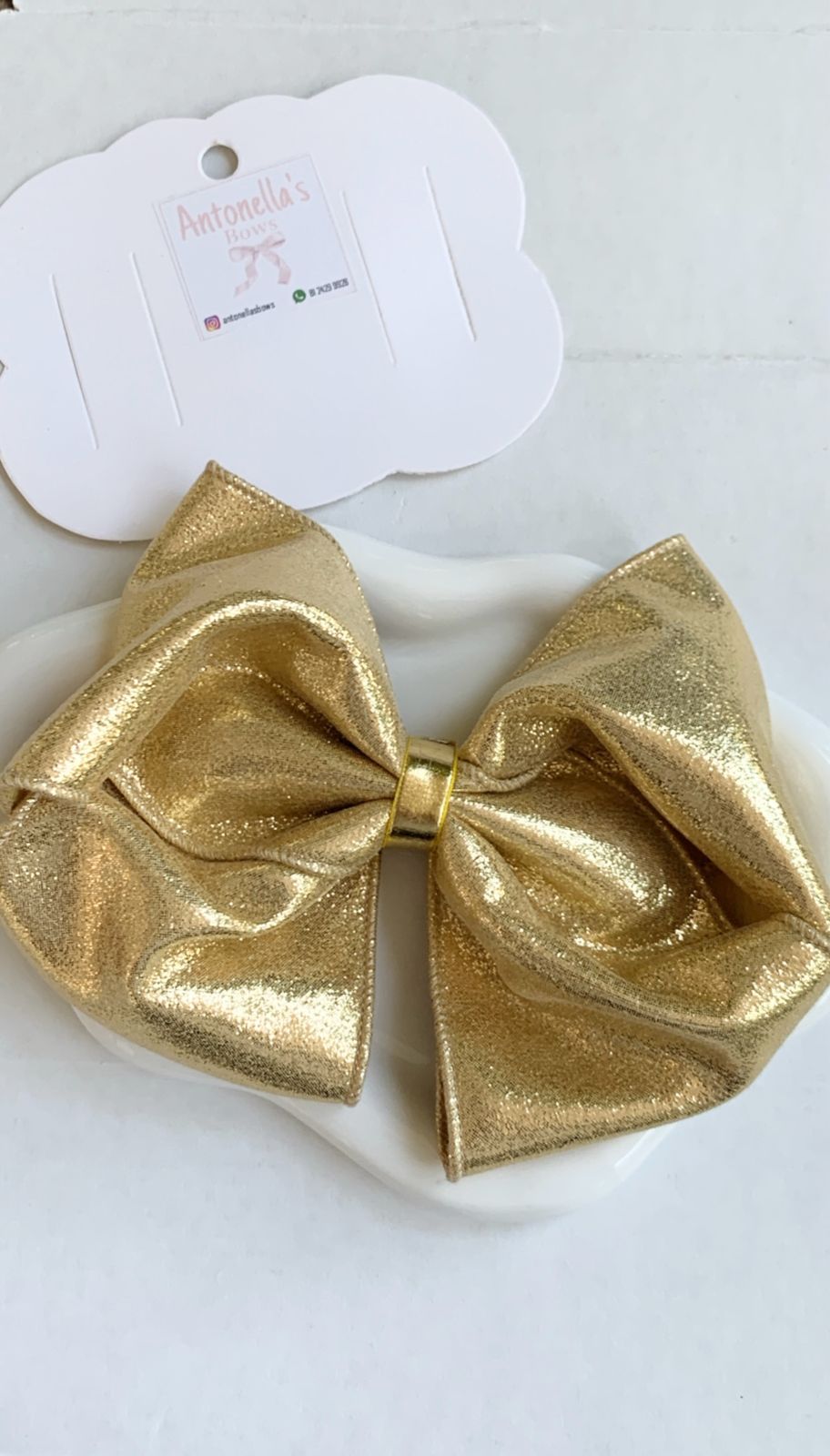 Golden Metallic Bow