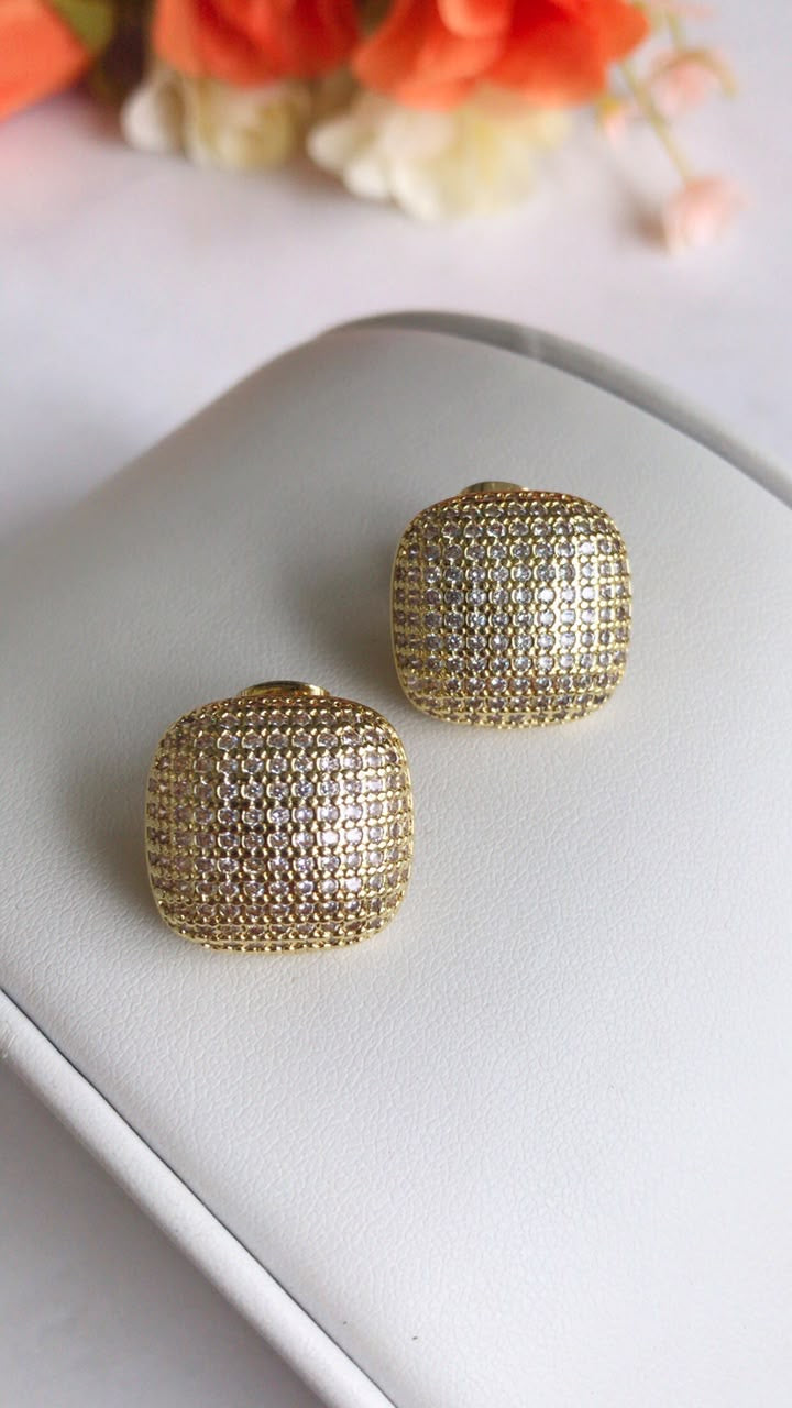Pave Small Stud