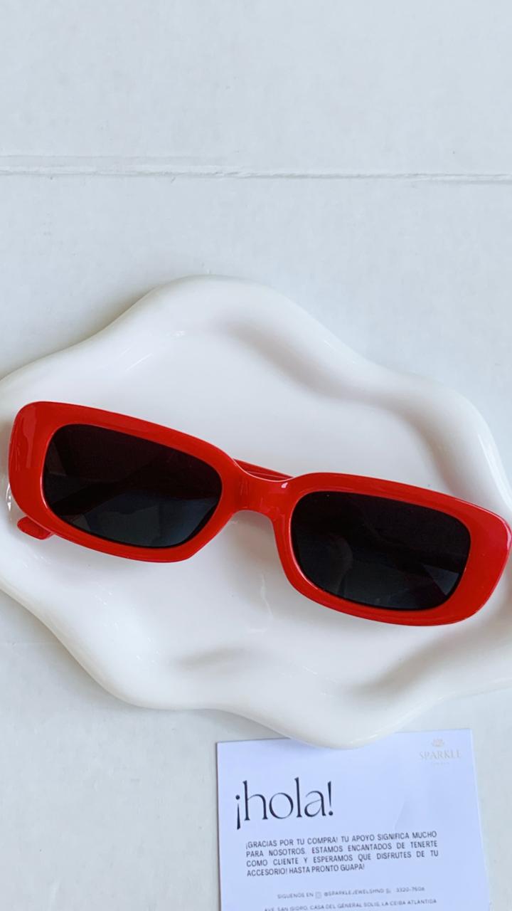 Retro Red Sunglasses