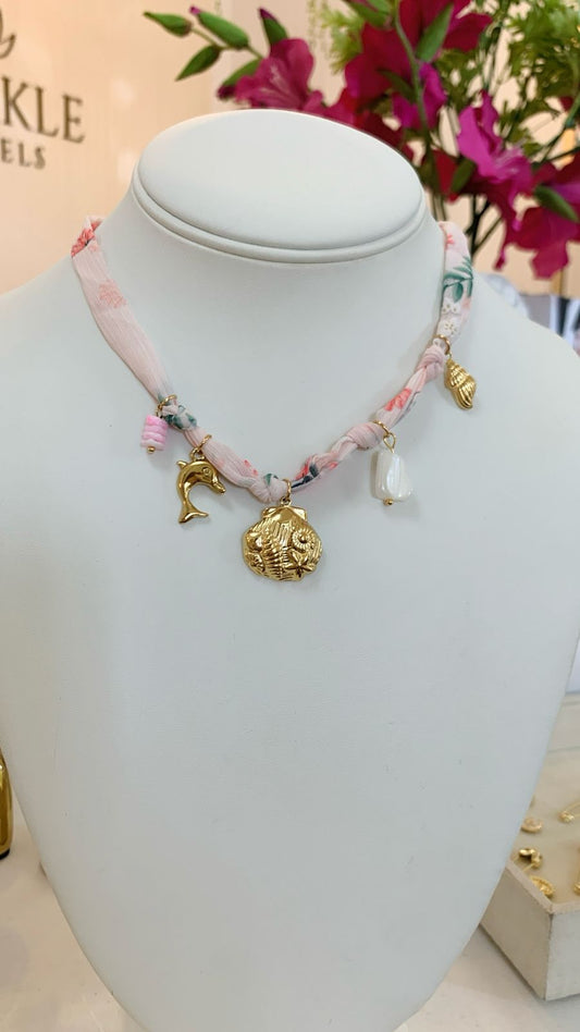 Dolphin Pink Necklace