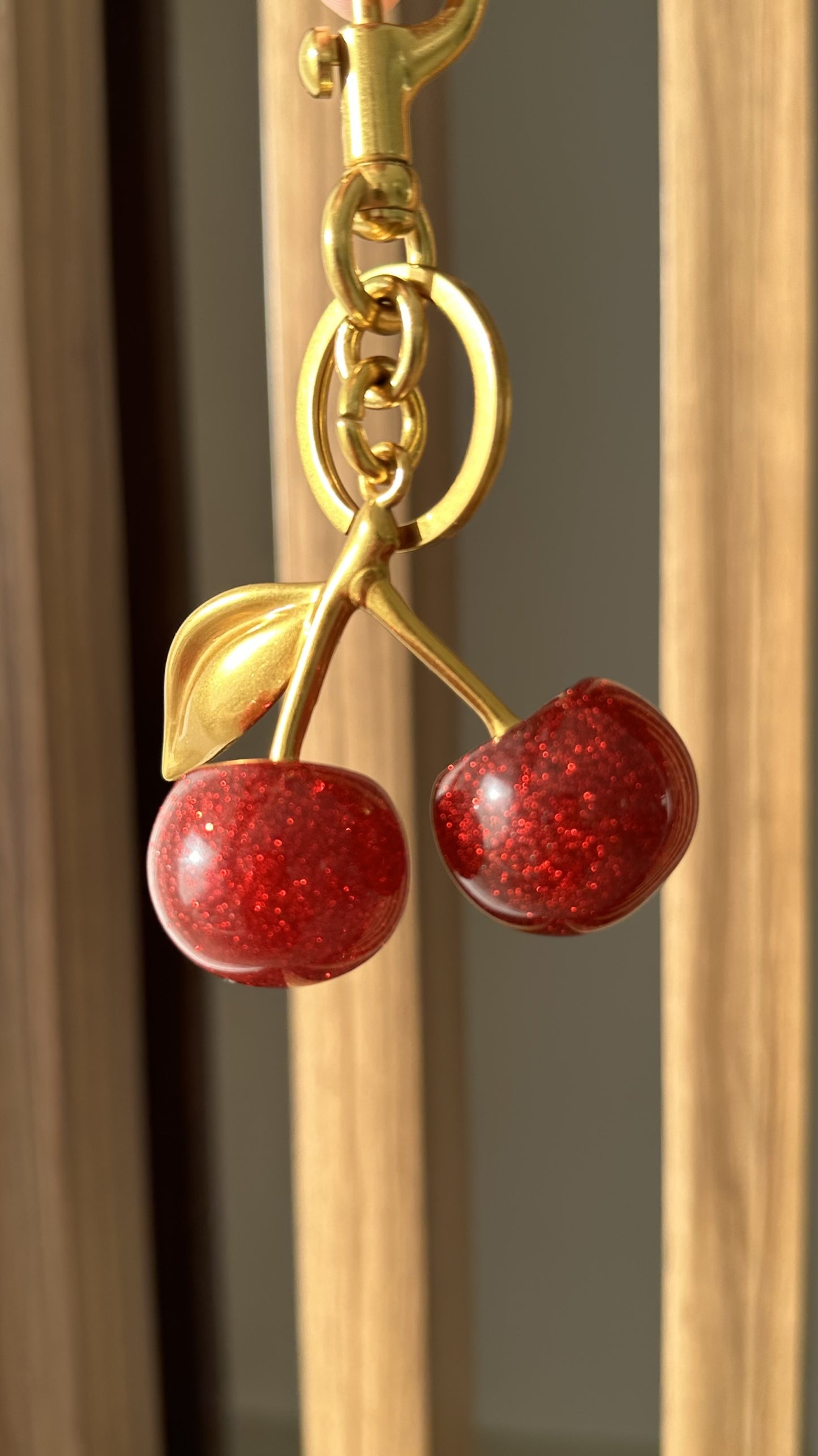 Cherry Red Bagcharm