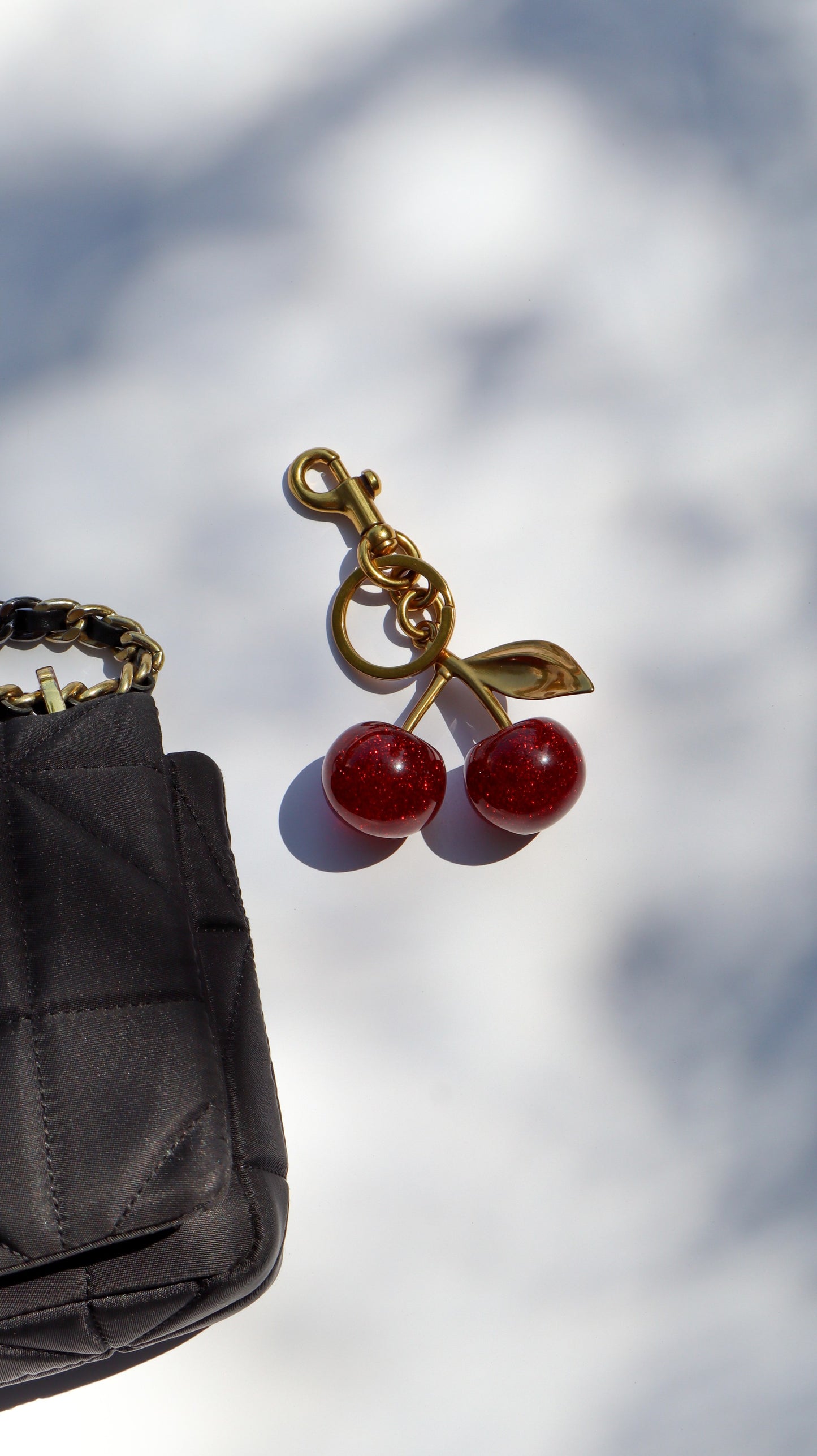 Cherry Red Bagcharm